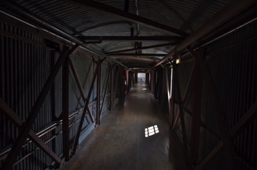 Harmonicity, the Tonal Walkway by Julianne Swartz, Mass MoCA