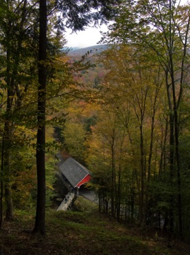 Covered Bridge near the Flume